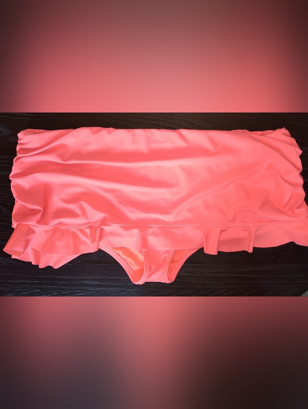 Jessica Simpson Women's Coral Swim Skirt